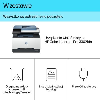 10. Urzadzenie wielofunkc.HP Color LaserJet Pro 3302fdn