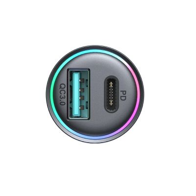 4. Mini ładowarka Joyroom JR-CCN04 60W USB-A USB-C - czarna