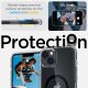 8. Etui Spigen Ultra Hybrid Mag z MagSafe na iPhone 14 Plus - przezroczysto-czarne