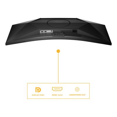 4. AOC B3 CU34B3E monitor komputerowy 86,4 cm (34") 3440 x 1440 px Wide Quad HD LED Czarny
