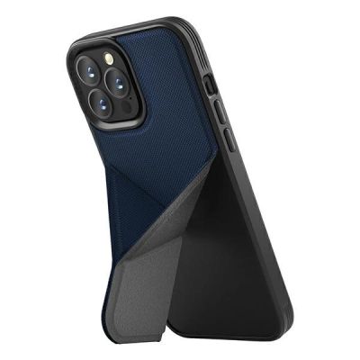 7. Etui UNIQ Transforma Magclick Charging na iPhone 14 Pro - niebieskie
