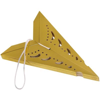 6. DEKORACJA PAPIEROWA GWIAZDA ŚR.45 CM 9 RAMION ZŁOTA