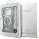8. Etui Guess IML Glitters Script Strap MagSafe na iPhone 17 Pro - czarne