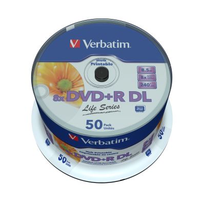 2. Płyta DVD+R 8.5GB 8X DOUBLE LAYER/WIDE PRINTABLE SURF 50ER SPIN