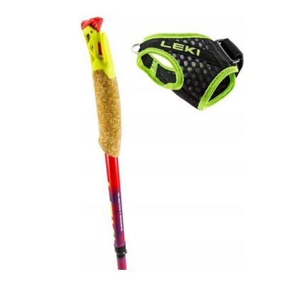 5. Kije trekkingowe LEKI TRL ULTRATRAIL FX ONE, 120cm czerwone