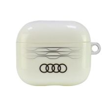 Etui Audi IML Geometric Pattern na AirPods 3 - białe