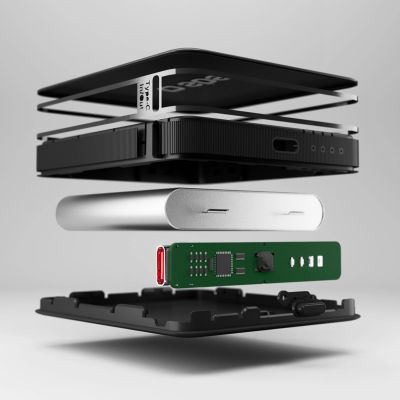 4. Powerbank SBS NanoTube 5000 mAh High-Density - czarny