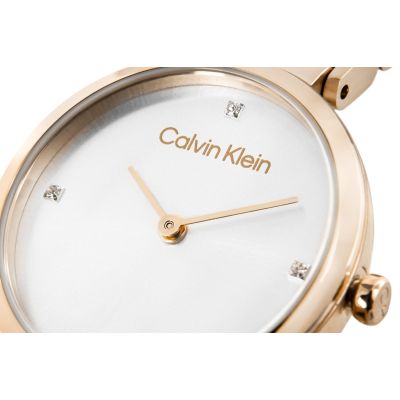 4. Zegarek Damski CALVIN KLEIN Minimalistic T Bar 25200140 + BOX