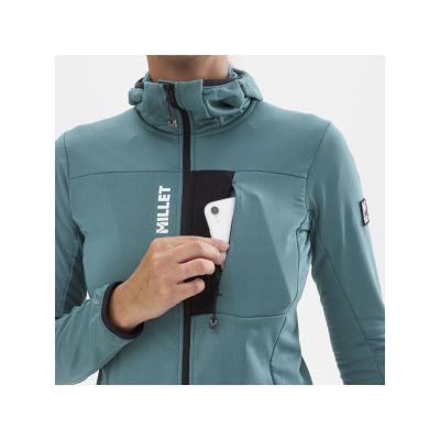9. Kurtka MILLET W Trilogy Lightgrid Hoodie Zielony