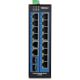 2. TRENDnet TI-G162 - Przełącznik - niezarządzalny - 14 x 10/100/1000 + 2 x Gigabit SFP - Możliwość montażu na szynie DIN, montaż na ścianie - DC