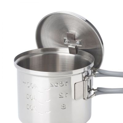 3. ESBIT PT625ST kampingowy przybór kuchenny Słoiczek 0,625 l Stal nierdzewna