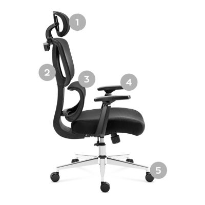 8. Fotel obrotowy Expert 4.6 Black