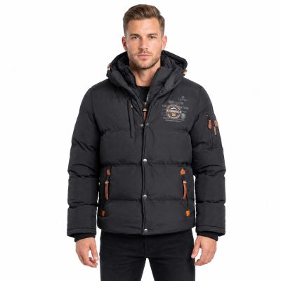 5. Parka męska Geographical Norway VERVEINE BLACK DB MEN 005 (WU5933H/GN-BLACK)