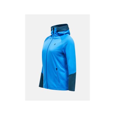 2. Bluza PEAK PERFORMANCE W Rider Essentials Zip Hood niebieski