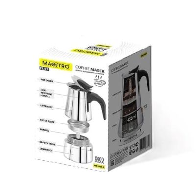 5. Kawiarka na 6 filiżanek MR-1660-9 -BLACK MAESTRO