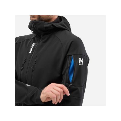 6. Kurtka narciarska męska MILLET M PIERRAENT HOODIE czarna