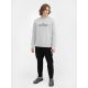 6. Bluza 4F M 4FSS23TSWSM349 chłodny jasny szary melanż