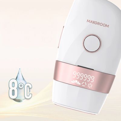 5. Depilator IPL MAXGROOM JD-TM003 do usuwania włosów - biało-różowy