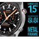 5. Smartwatch Rubicon RNCE99 Black Metal + Silicon SMARUB194