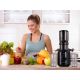 31. ELDOM WYCISKARKA WOLNOOBROTOWA PJ350 250 W CZARNA DWA FILTRY NOWEJ GENERACJI HEAVY PRESS