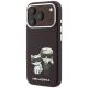 2. Etui Karl Lagerfeld Smooth Karl & Choupette Bodies Sketch MagSafe do iPhone 18 Pro / 17 Pro - burgundowe