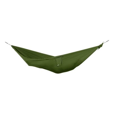 Ticket To The Moon TRAVEL HAMMOCK - Compact Hamak wiszący 2 os. Nylon Zielony