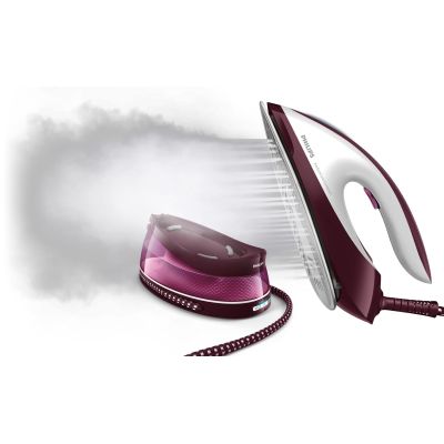 11. Philips GC7842/40 stacja parowa 2400 W 1,5 l Stopa SteamGlide Plus Fioletowy, Biały