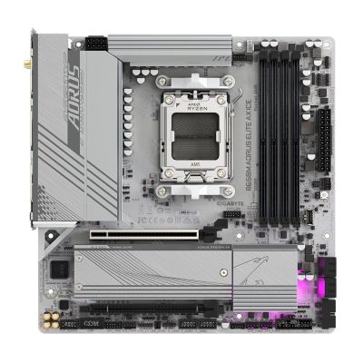 3. Płyta główna Gigabyte B650M AORUS ELITE AX ICE