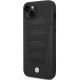 7. Etui BMW Leather Seats Pattern na iPhone 14 - czarne