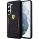 Etui Ferrari Carbon Contrast Edges na Samsung Galaxy S23+ - czarne
