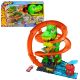 3. Hot Wheels City Zakręcony tor Remiza T-Rexa JBM73 MATTEL