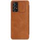 2. Nillkin Qin skórzana kabura etui Samsung Galaxy A73 brązowy