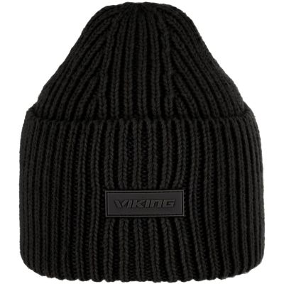 Czapka dla dorosłych VIKING Froja Life Style czarna   one size