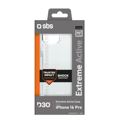2. Etui SBS Extreme Active D3O do iPhone 16 Pro - przezroczyste
