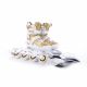 8. Łyżwy, rolki regulowane Tempish Enbo Duo Girl Gold Jr 13000008259