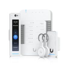 Zestaw startowy UniFi Access Ubiquiti G3 Pro UA-G3-SK-Pro, Czytnik dostępu G3 Professional + Czytnik G3 + Hub +  Breloki (2 sztuki)