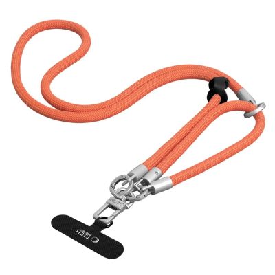4. Smycz do telefonu Tech-Protect C10S Rope - pomarańczowa