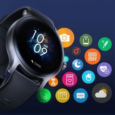 13. Smartwatch Joyroom Classis Series JR-FC1 z funkcją odbierania połączeń / ochroną IP68 - szary