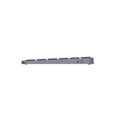5. UNITEK D1092A klawiatura USB Amerykański międzynarodowy Szary