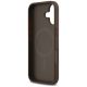 7. Etui Guess 4G Circle Classic Logo MagSafe na iPhone 17 - brązowe