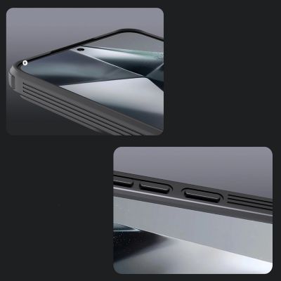 12. Etui Nillkin CamShield Pro na Samsung Galaxy S25 z osłoną na aparat - czarne