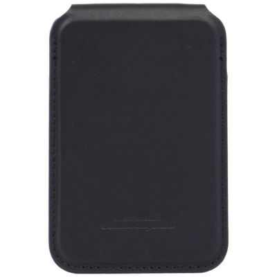4. Portfel magentyczny Lamborghini D1 Genuine Leather MagSafe na telefon - czarno-zielony
