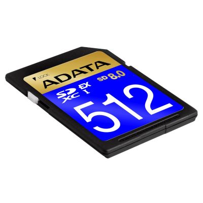 2. ADATA Premier Extreme SD8.0 SDXC 512 GB Class 10 UHS-I/U3 V30
