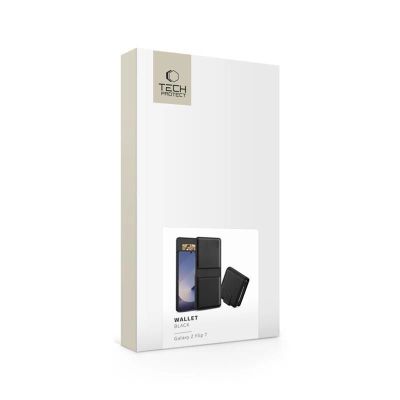 4. Etui Tech-Protect Wallet na Samsung Galaxy Z Flip 7 - czarne