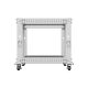 13. Otwarty Rack 19" 9U 600x600-1100 regulowany szary Lanberg