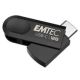 Emtec C280 pamięć USB 128 GB USB Type-C 3.2 Gen 1 (3.1 Gen 1) Czarny