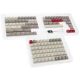 Zestaw nasadek Ducky Vintage US - Zestaw nasadek Exchange firmy Ducky - ze 108 nasadkami wykonanymi z PBT - Kompatybilny ze wszystkimi klawiaturami z trzpieniami MX - Układ amerykański (DCA133-TWVINCHPT1)