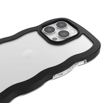 7. Etui Adidas OR Wavy Case na iPhone 13 Pro / iPhone 13 - czarno-przezroczyste