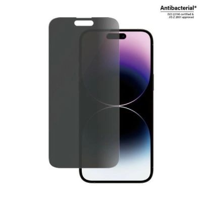 2. Szkło PanzerGlass Classic Fit prywatyzujące antybakteryjne na iPhone 14 Pro Max