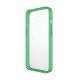 4. Etui PanzerGlass ClearCase antybakteryjne z certyfikatem Military Grade na iPhone 13 / 14 / 15 - przezroczysto-zielone